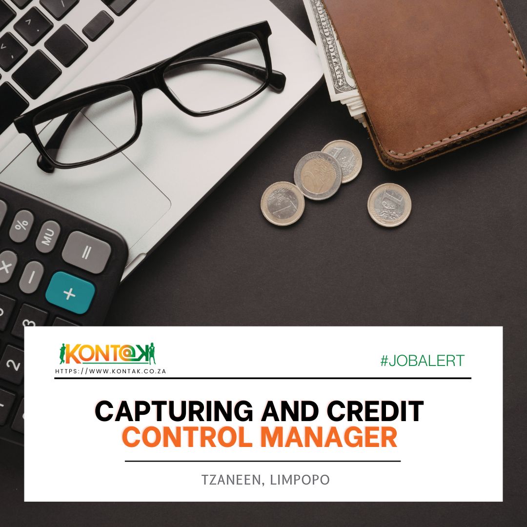 kontak1's tweet photo. Capturing and Credit Control Manager (JB6008) 
Tzaneen, limpopo
R18 000 to R22 000 a month CTC

#CreditControl #Debtors #FinancialReporting #Excel #SAGE #IQRetail #Journals #BatchProcessing #PriceListManagement #SMSPortal 

Apply: https://t.co/QLQ6b0cBkR https://t.co/J3IyLWE1OA