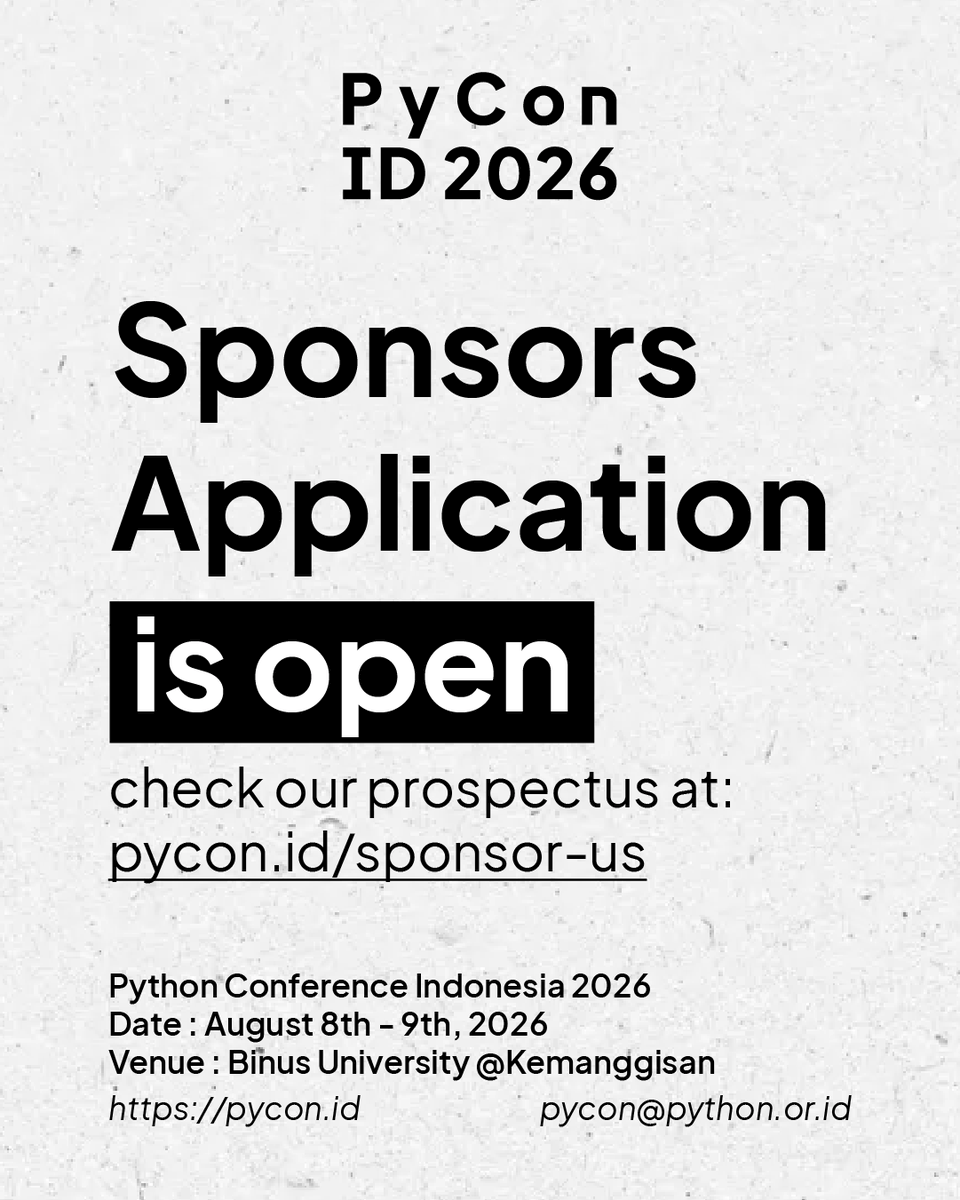 Python Indonesia tweet media