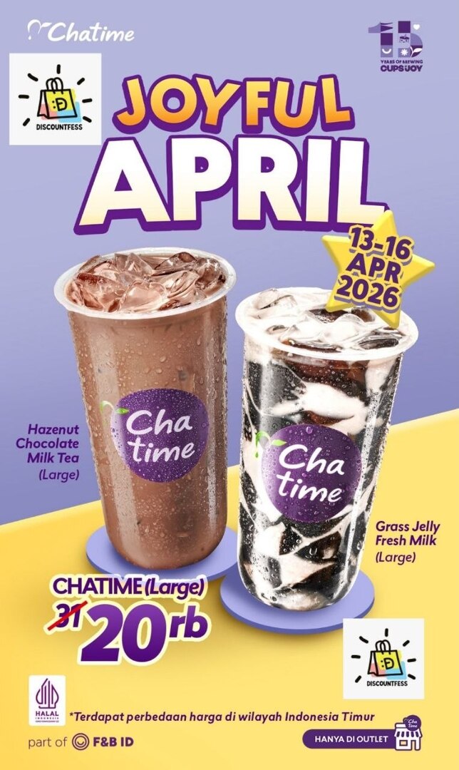Info promo chatime 20k