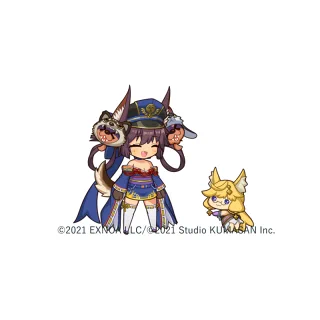 [仕事絵]【四呪首のケルベロス娘】テルルSD [モンスター娘TD] 納品時のデータ(犬の顔、尻尾は元キャラからの編集流用)です(='ω')ノ 高解像度 #モンスター娘TD #デフォルメ #モンスター娘