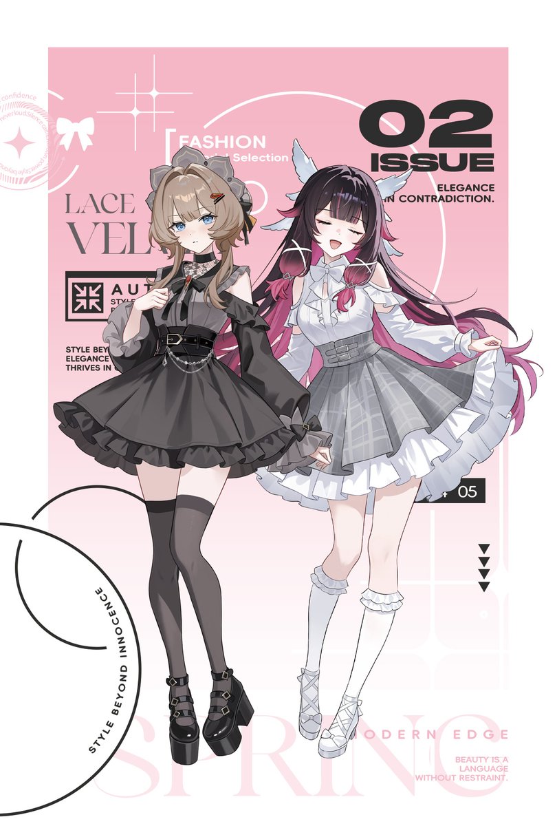 varlyn_art's tweet image. 私服デザイン第2弾。 
C108のイラスト本のために描いたデザインです。 
#sandrone #columbina #GenshinImpact