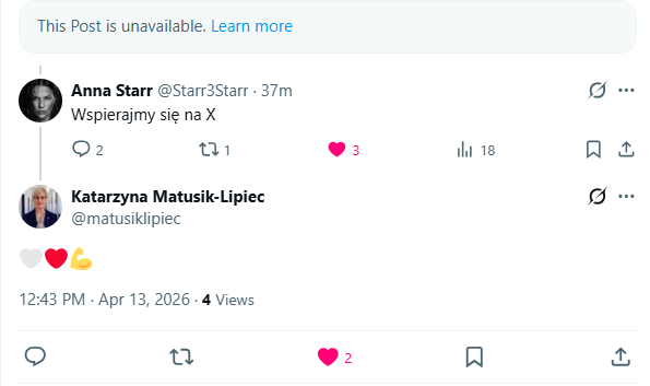 braksodont's tweet image. #MuteElon ➡️ #BlockElon
Dla ilustracji: tak serwis maga naziola pokazuje polecajki w drugim rzucie. Wpis @BulekRafa98518 nie zniknął, w drugim oknie mam całość wątku.