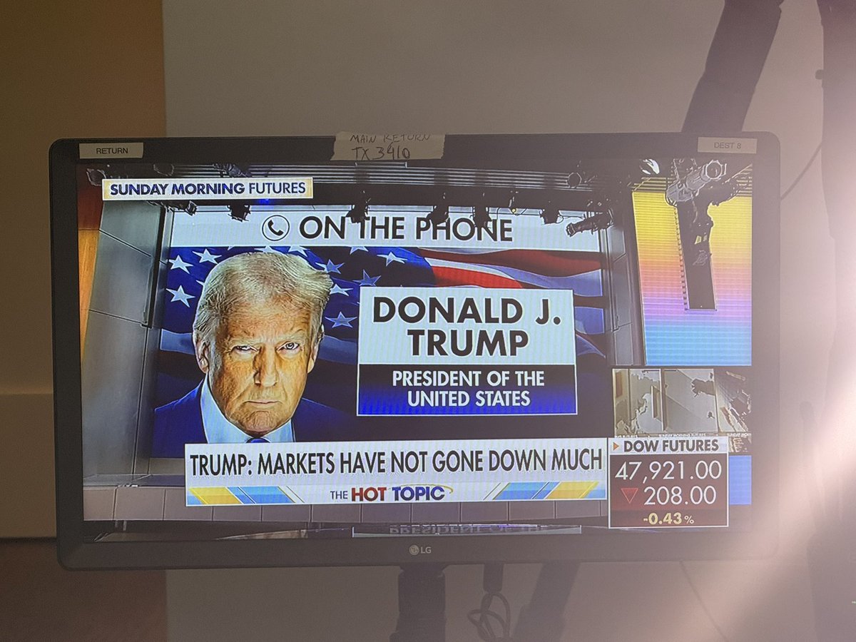 MariaBartiromo's tweet image. GM join us now - @MorningsMaria @FoxBusiness we are kicking off a big week w Congress returning from recess and 1stQ earnings beginning  we are talking about my #exclusive  w @POTUS @realDonaldTrump &amp;amp; the impact of the blockade in the #straightofHormuz  stocks are down 214 now +