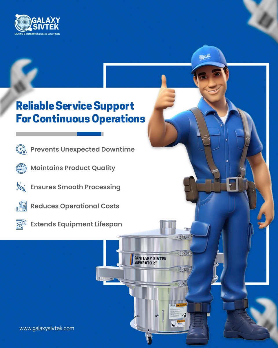 Efficient service support is essential to maintain uninterrupted production.

With Galaxy Sivtek’s strong service network and quick response, we ensure your operations run smoothly with minimal downtime.
