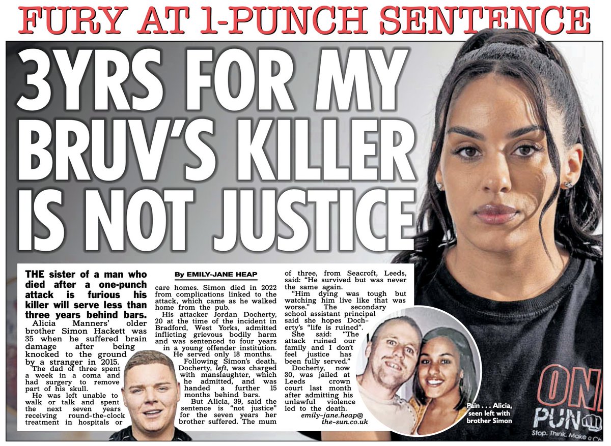 SWNSRealLife's tweet photo. EXCLUSIVE for @TheSun - "My brother was killed by punch from stranger on way home from club – his sentence is no justice for years of suffering" https://t.co/lsKeWqzBIt
🖋️ @amy_reast 
📷 @CharleyAPhoto / @SWNS https://t.co/tdEfCF8OWJ