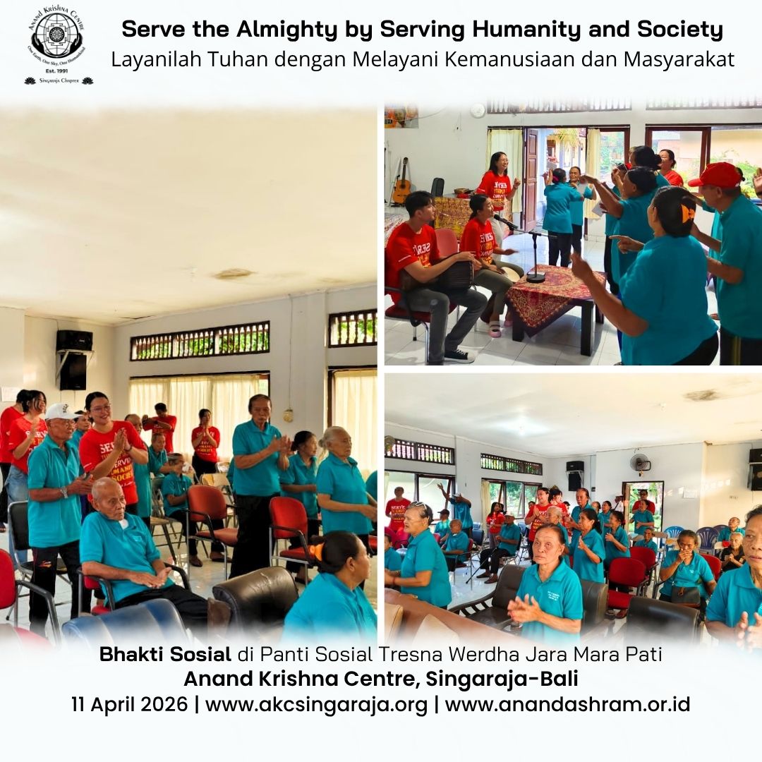 akcsingarajaba1's tweet photo. Salam Damai All Respected Elders, Brothers and Sisters. 

Karena berkah Guruji, AKC Singaraja bisa melaksanakan Bhakti Sosial di Panti Sosial Tresna Wredha Jara Mara Pati yang berada di Desa Kaliasem, Kecamatan Banjar, Buleleng, Bali pada Sabtu, 11 April 2026. https://t.co/tHkhTVuAqY