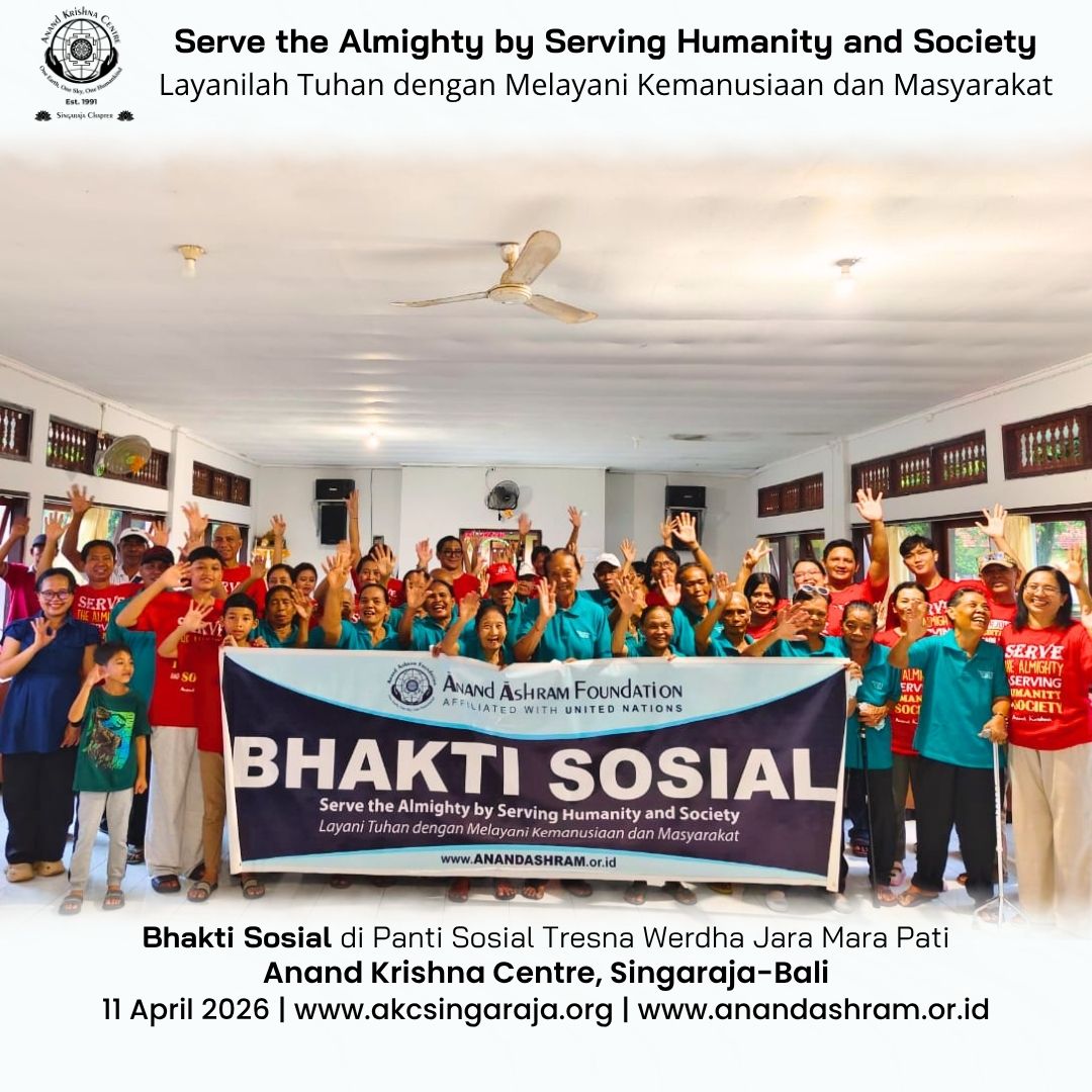 akcsingarajaba1's tweet photo. Salam Damai All Respected Elders, Brothers and Sisters. 

Karena berkah Guruji, AKC Singaraja bisa melaksanakan Bhakti Sosial di Panti Sosial Tresna Wredha Jara Mara Pati yang berada di Desa Kaliasem, Kecamatan Banjar, Buleleng, Bali pada Sabtu, 11 April 2026. https://t.co/tHkhTVuAqY
