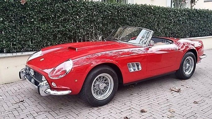 Retromania4ever's tweet image. ✅⬜🟥 #Ferrari  250 GT Allegretti Spider #California SWB