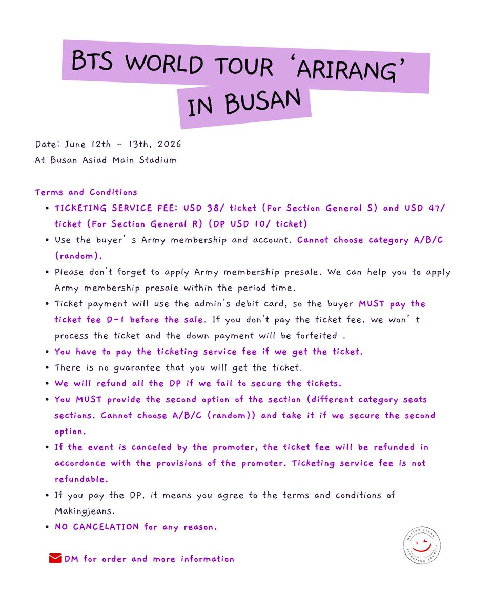 Soo /Jastip Ticketing Sevice Enhypen Seoul tweet media