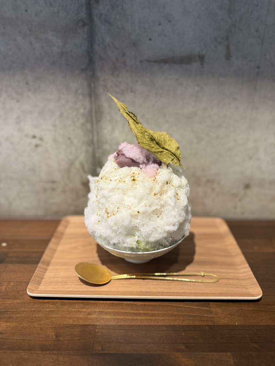 shavedice_32's tweet photo. 氷屋ぴぃす×ヨリドコロヒヨリ
(ユミドコロヒヨリ)

🍧桜餅
🍧ぴぃすおまかせ

初めてのヒヨリ氷はとーっても優しいお味でした🌸キウイもさっぱりで美味しかったー！ https://t.co/5e3ALmedbO