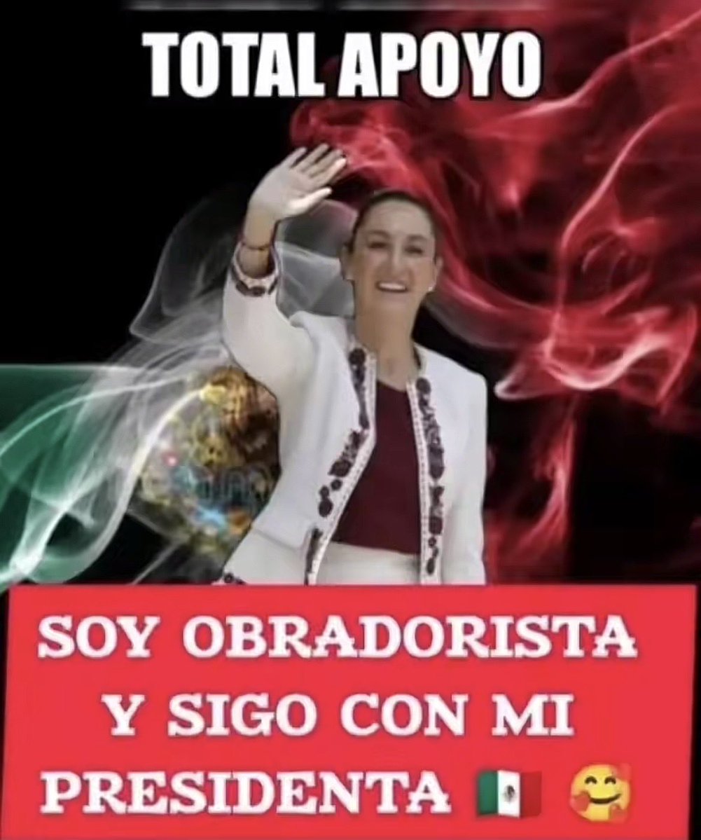 BUENOS DIAS, TARDES, NOCHES MEXICO, MUNDO. 
CLAUDIA SHEINBAUM 
2024-2030
⁦<a href="/Claudiashein/">Claudia Sheinbaum Pardo</a>⁩