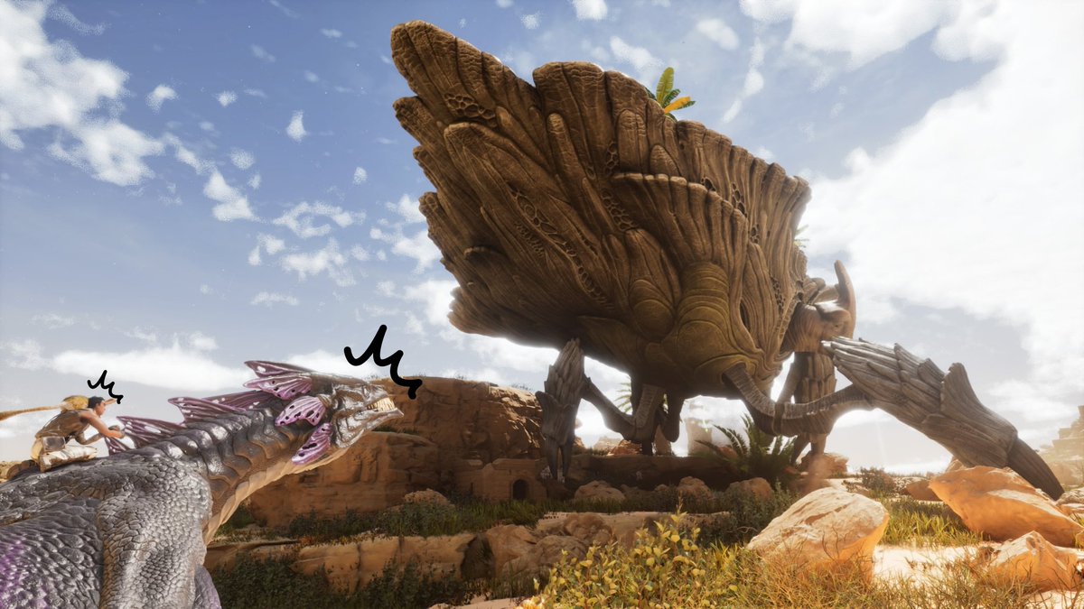 iizuna_san's tweet image. ええええええっ！！？なんやこいつーーー！！！
#ARK #ASA
#ARKSurvivalAscended 
#スコーチドアース