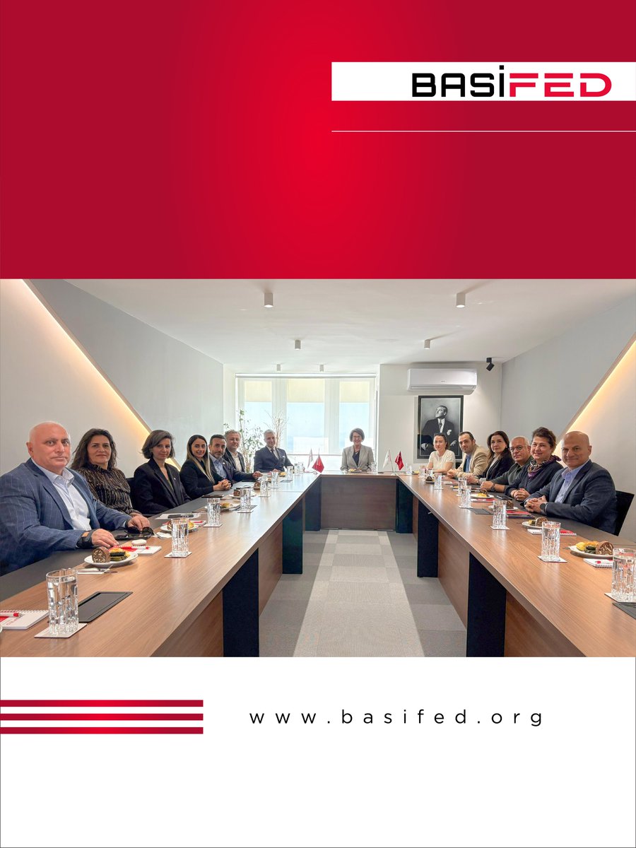 basifed's tweet photo. KESİAD Yönetim Kurulu, BASİFED YK üyeleriyle bir araya geldi. KESİAD YKB. Zafer Özken, Başkan Vekili Özkan Dökmetaş ve Yönetim Kurulu Üyeleri Harun Ümit Eren, Fatma Başalp ve Çağlar Gürel’in katılım sağladığı buluşmada; iş dünyasına dair güncel gelişmeler değerlendirildi. https://t.co/kbRZrdKe7m