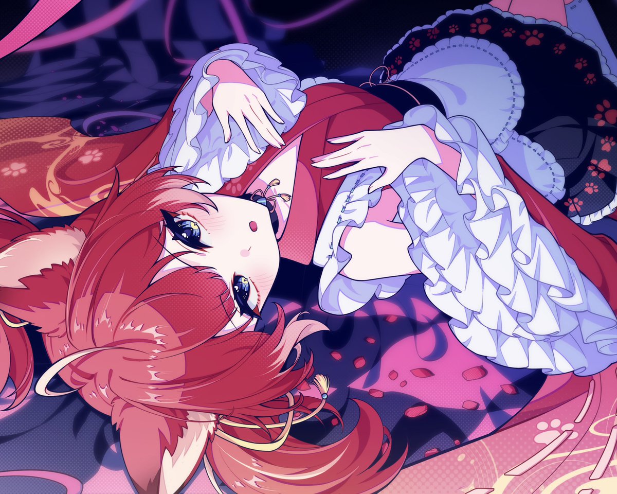 maegjuw's tweet image. 赤見かるび様の歌ってみた「ワールドイズマイン CPK! Remix 」のMVイラストを担当させていただきました❤️‍🔥
このような貴重な機会をいただき、本当にありがとうございました 🫶