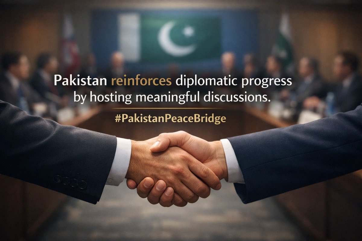 A vital role. A trusted platform. A strong message of peace. This is the
 
#PakistanPeaceBridge