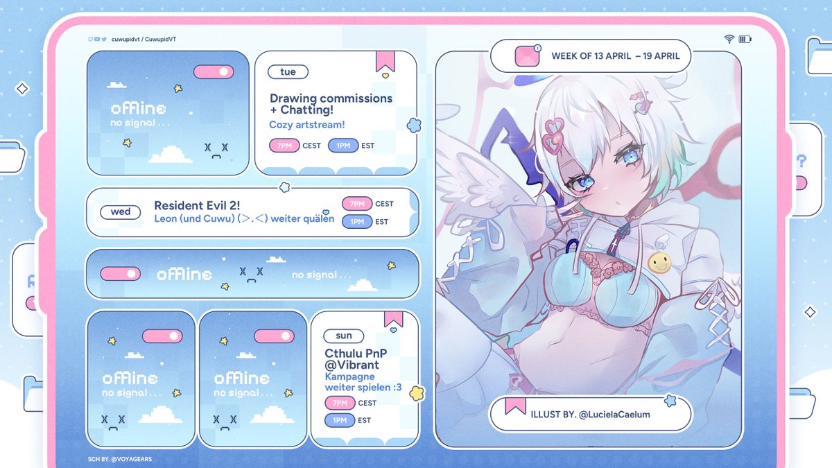 CUWUPID 🩵ིྀ🪽 | キューピッド | VArtist tweet media