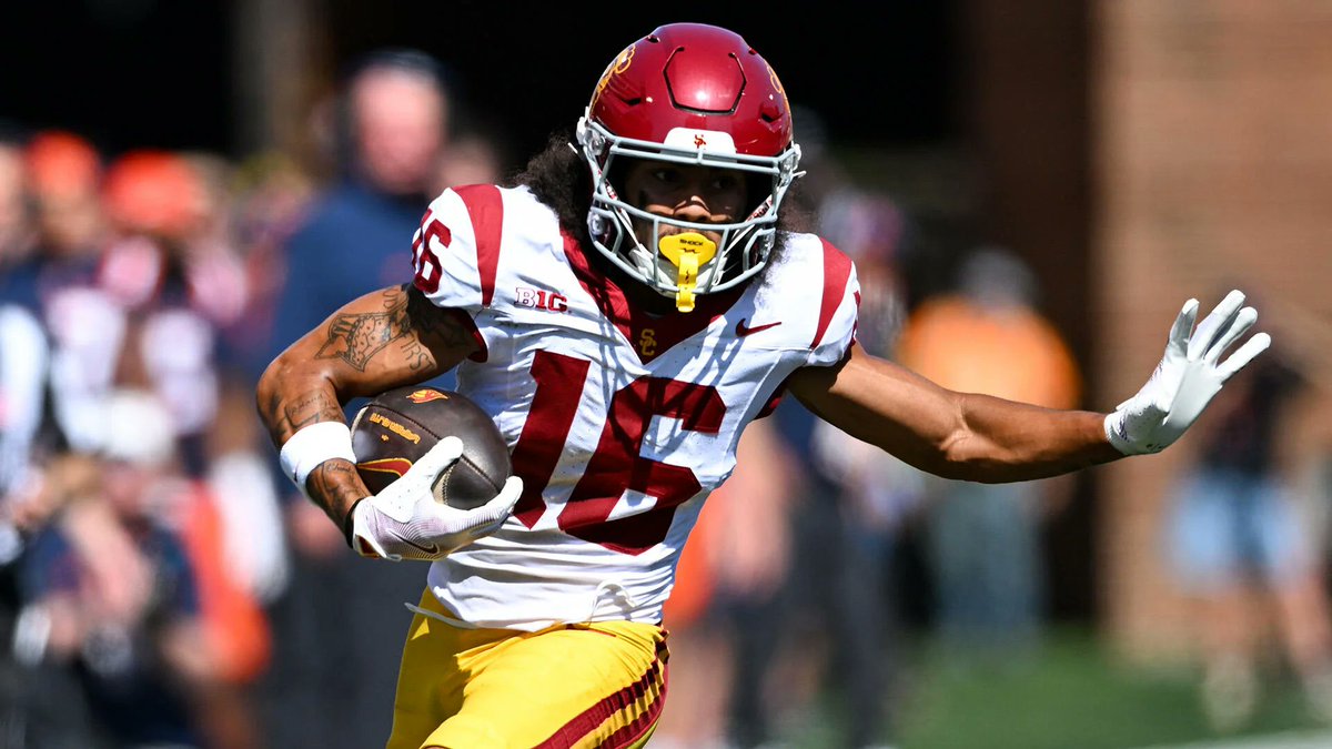 TheCFBNation's tweet image. USC Trojans WR1 Battle Entering 2026:

⚔️Tanook Hines - 34 Rec, 561 Yds, &amp;amp; 2 TDs ('25)
⚔️ Terrell Anderson -53 Rec, 787 Yds, &amp;amp; 6 TDs ( 2 Yrs @ NC State)
⚔️ Ethan Feaster - 4⭐WR Recruit In 2026 Class (WR4) 

#GoCFB #CollegeFootball #USC #FightOn #GoTrojans