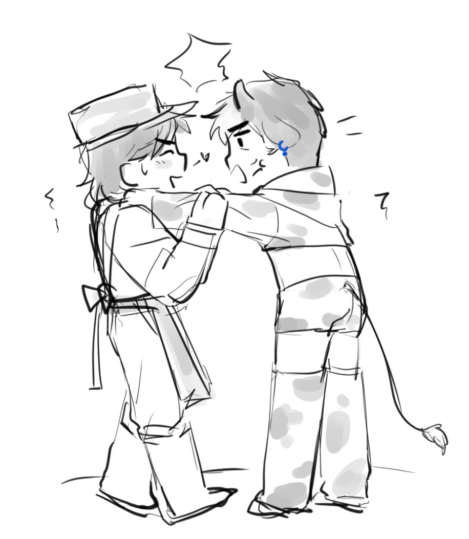 CMforStrawberry's tweet image. cows #dickjay 
*old stuff