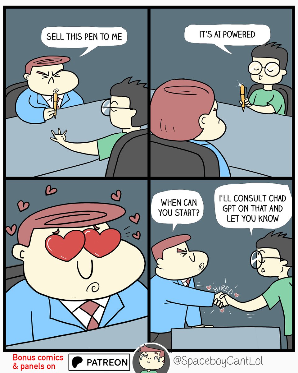 spaceboycantlol's tweet image. AI AI AI AI AI AI and AI
.
#AI #openai #funnycomic