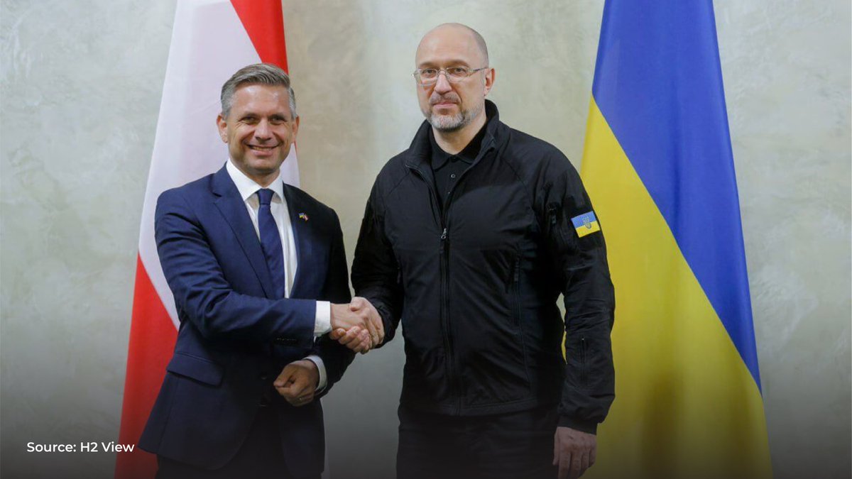 Ukraine &amp; Austria are partnering to accelerate #GreenHydrogen, focusing on production, storage, &amp;transport, while unlocking investment &amp; growth opportunities, highlighting the role of global partnerships in scaling hydrogen &amp; driving decarbonisation. h2-view.com/story/ukraine-…