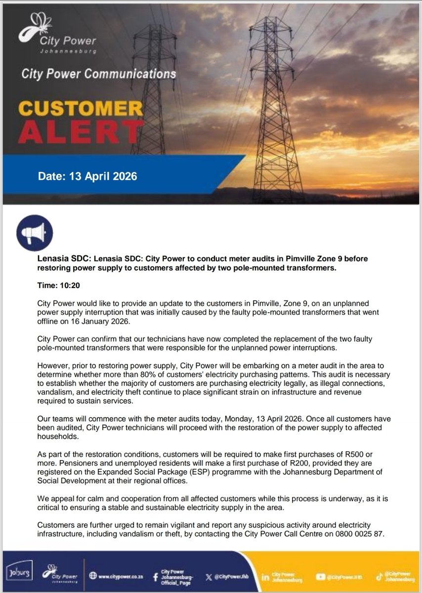 @CityPowerJhb tweet media