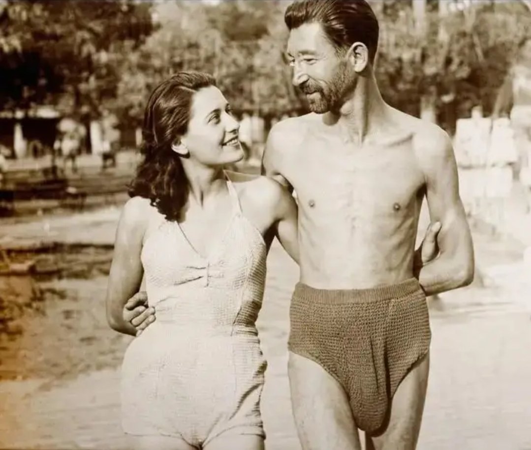 The guy had no biceps, no six packs, no money, nothing. Yet she loved him anyway. Back in those days, love was real and simple.