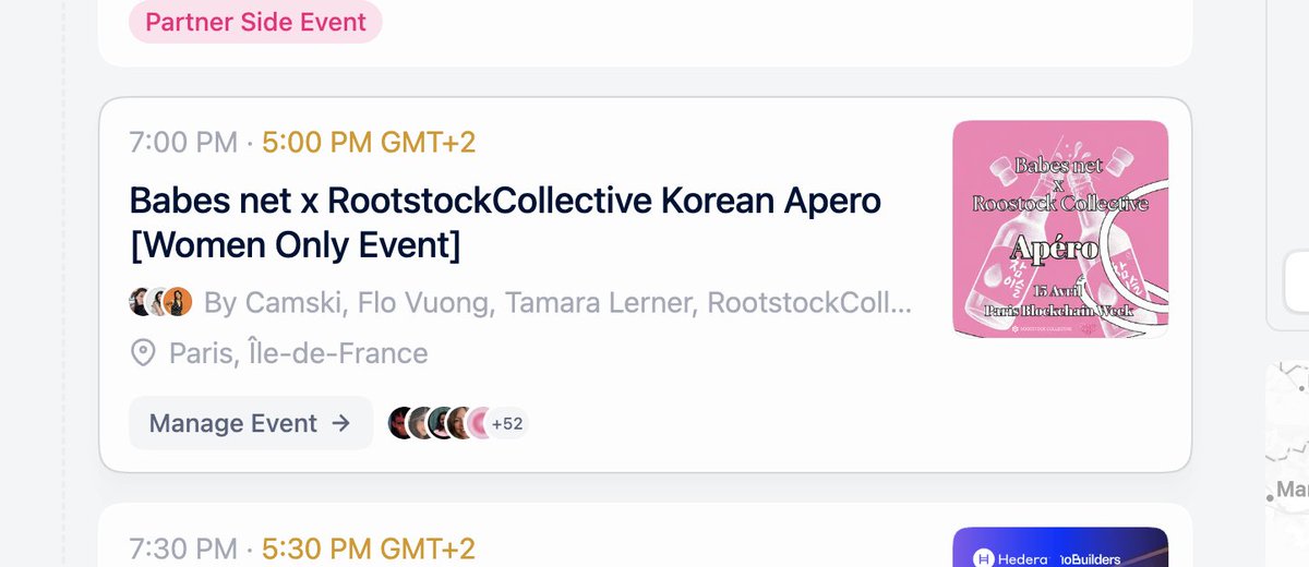 babesnetxyz's tweet photo. The Babes net x @RootstockColl Paris apéro is now an official Paris Blockchain Week event 💞

PS: join our raffle to win the cutest gift

Limited spots

Sign up: https://t.co/IzLAJ4xIwr https://t.co/emfEByMiZT