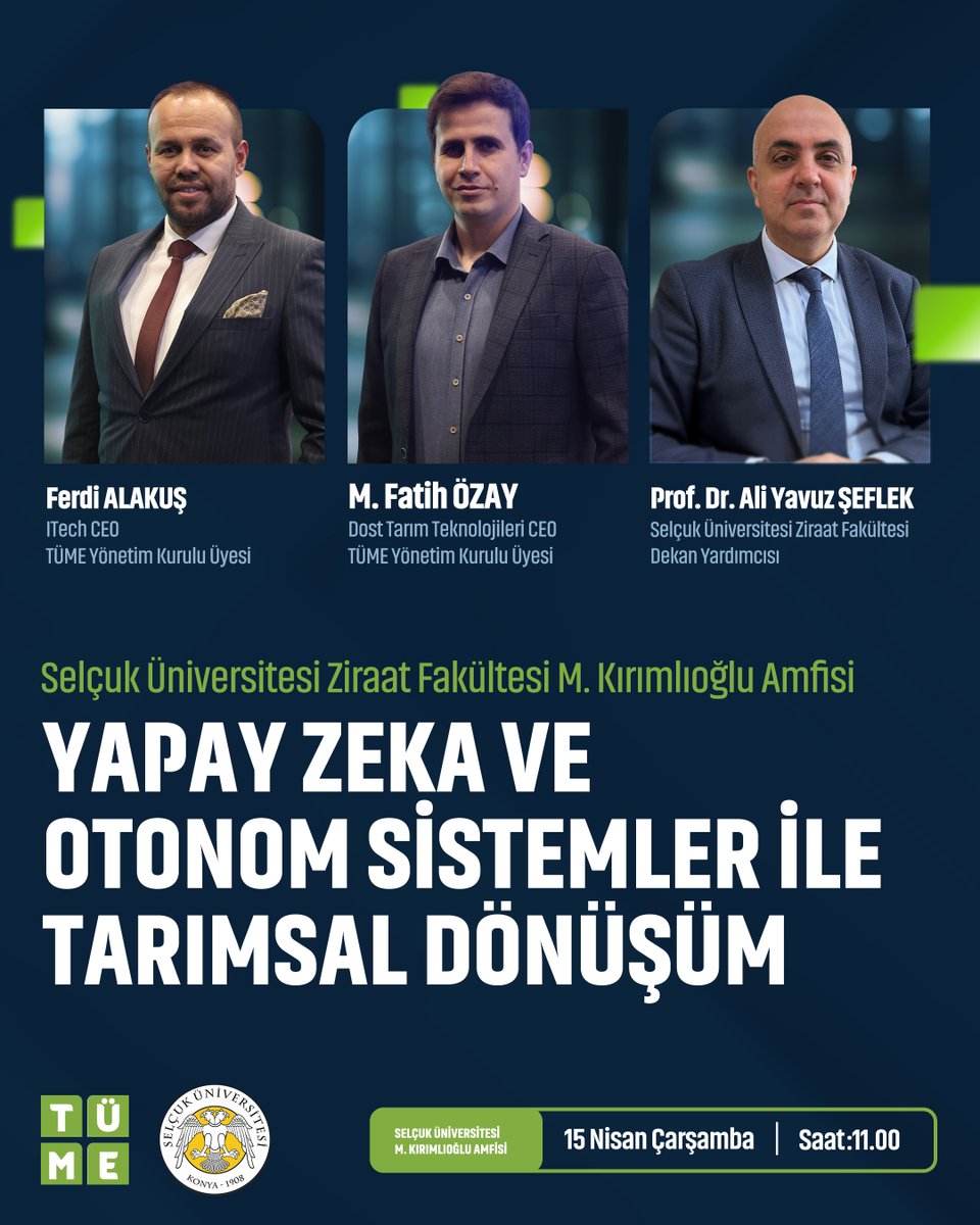 TÜME l Tarım Teknolojileri Kümelenmesi tweet media