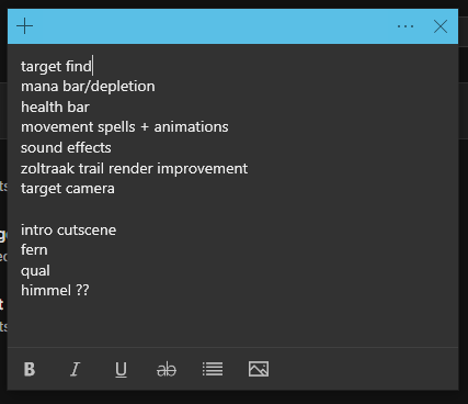 vanillagreen's tweet photo. can i finish this todo list by friday and have a demo up of a new n64-type game?? probably not but I'll try anyway #gamedev #n64 #frieren https://t.co/onpmfVNgH3