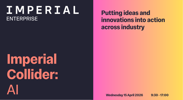 ImperialIdeas's tweet photo. 📣 LAST CHANCE TO JOIN US: https://t.co/HlL3MpAP13

🧠💻 Our Imperial Collider: AI event is just a couple of days away! Register to be a part of the university's latest major event exploring the applications and current industry deployment of Artificial Intelligence in areas as diverse as:
🏭 Production and manufacturing
🔌 Infrastructure, including data centres
💼 Policy and regulation

📆 Wednesday 15 April
🕘-🕔9:00-17:00
📍@imperialcollege - South Kensington Campus