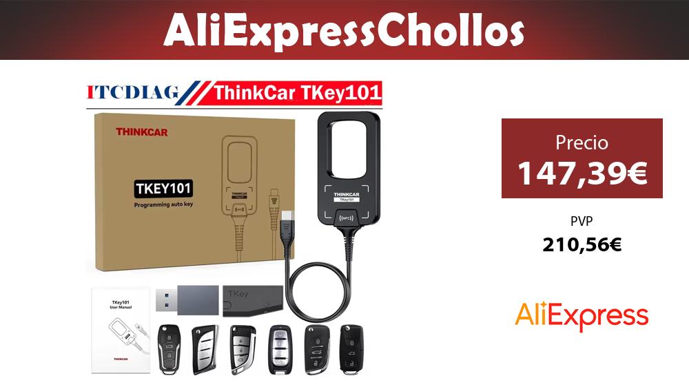 compraonlineto2's tweet photo. 📣 THINKCAR TKEY101 Herramienta Programadora Universal de Llaves de Auto TKEY 101 con Soporte para Llave #aliexpress

⛔️ PVP: 210,56€
✅ PRECIO OFERTA: 147,39€

🌐 https://t.co/dp5a6VrZ7p https://t.co/Bh2zmMWwIn