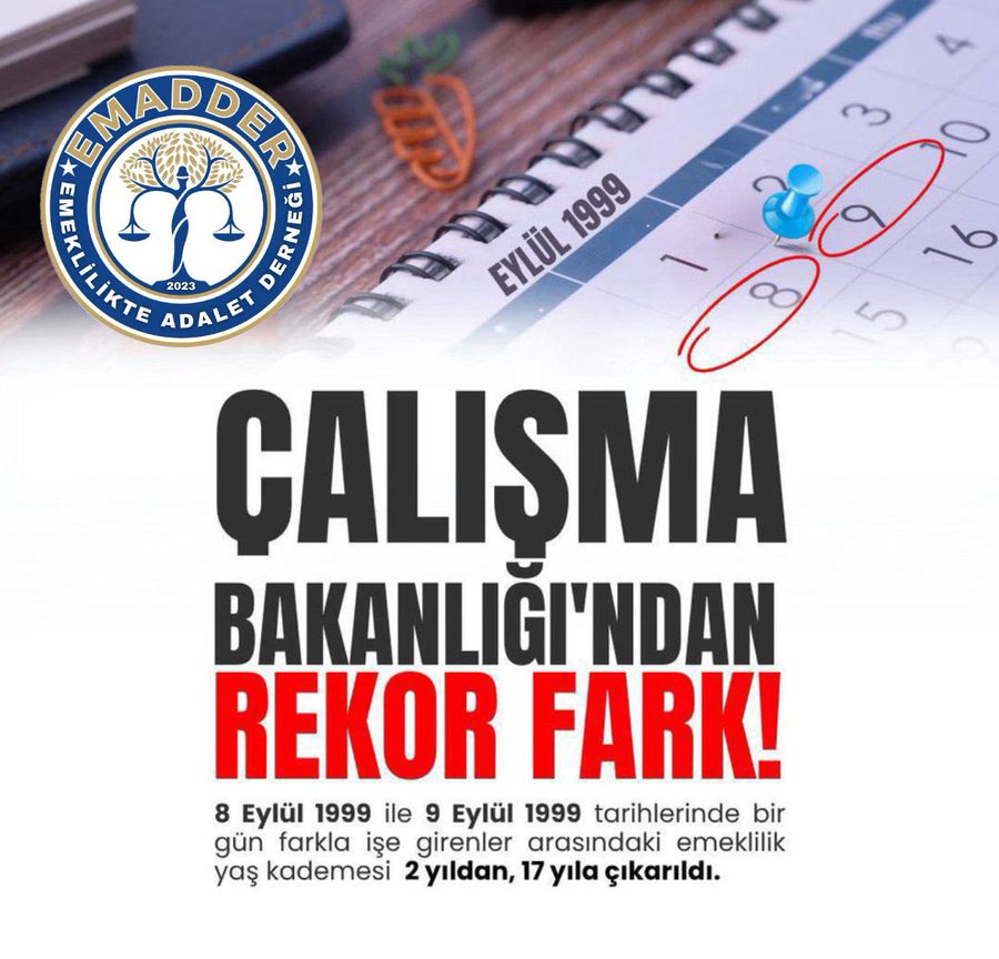 Bizi külfet olarak görenler 1 güne 17ile 20 yıl arası ceza veren hakkımız olan #kademeliemeklilik vermeyen 3 yıldır bizim hakkımızı gasp eden iyi bilsinler ki #KademeSandığıBekliyor