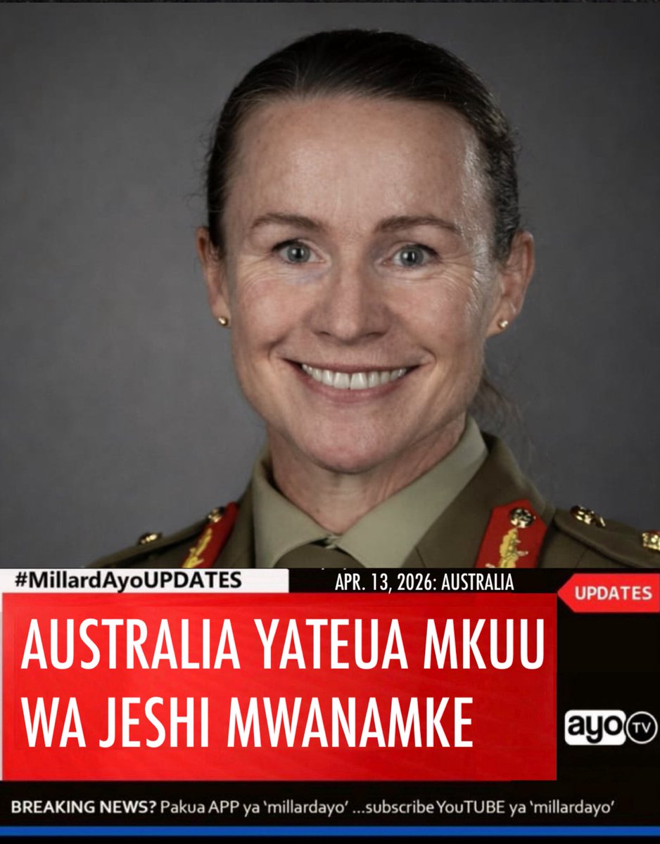 millardayo's tweet image. Serikali ya Australia imetangaza uteuzi wa kihistoria wa Mwanamke kuwa Mkuu wa Jeshi la Nchi hiyo kwa mara ya kwanza tangu kuanzishwa kwake, hatua inayokuja wakati Jeshi hilo likikabiliwa na tuhuma za unyanyasaji wa kijinsia na ubaguzi dhidi ya Wanawake.

Luteni Jenerali Susan