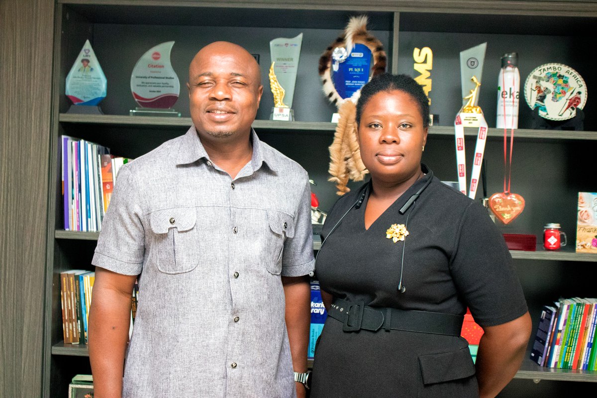 upsaccra's tweet image. The University of Professional Studies, Accra (UPSA) and Liberty Medical Health Scheme explore student health insurance to boost healthcare access. 

#UPSA #StudentWelfare #HealthcareAccess #HealthInsurance #StrategicPartnerships #CampusLife #StudentSupport #GhanaUniversities