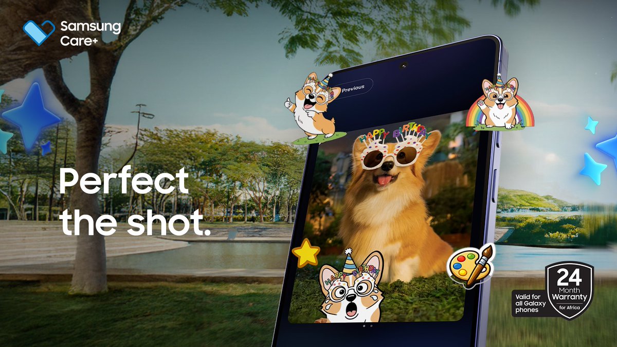 SamsungMobileKE's tweet photo. Good photo. Great edit.#GalaxyAI-level glow up. ✨

With #PhotoAssist on the #GalaxyS26Series, you can move, remove and refine your photos in seconds.😍 

Learn more: https://t.co/Ph6FYcyNVU https://t.co/cMR2XRnVPS