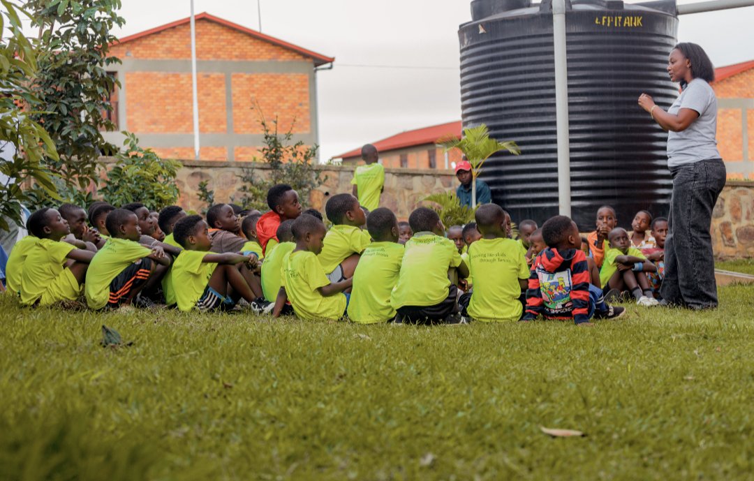 TRCF078's tweet photo. Yesterday, our Co-Founder &amp; genocide survivor @JoseUmulisa shared powerful teachings with our children on the 1994 Genocide against the Tutsi. The future of our nation lies in their hands and through education we ensure that history is remembered and never repeated. #Kwibuka32 https://t.co/qN63V9riCx