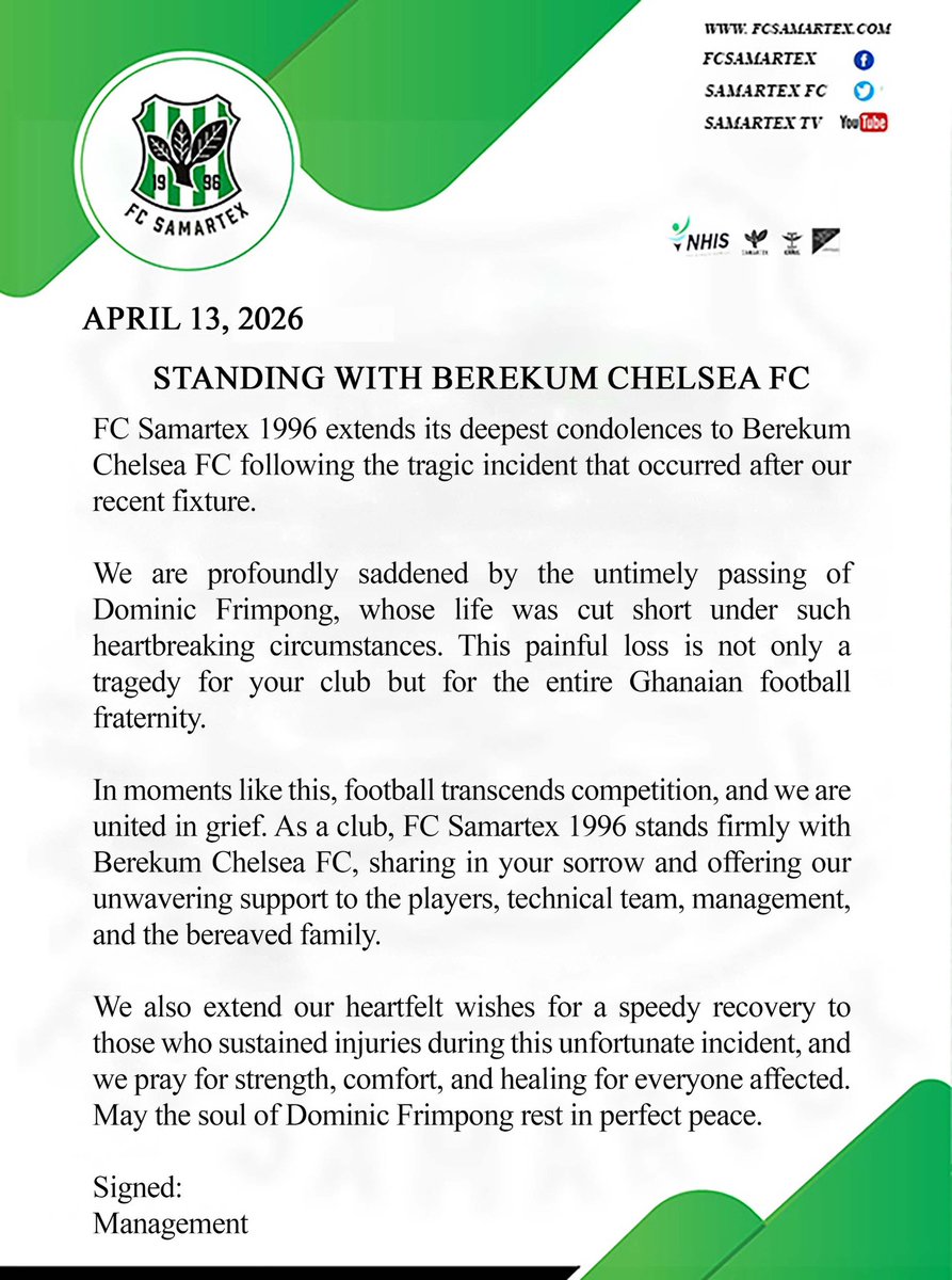 FC Samartex 2023/24 Ghana Premier League Champions tweet media