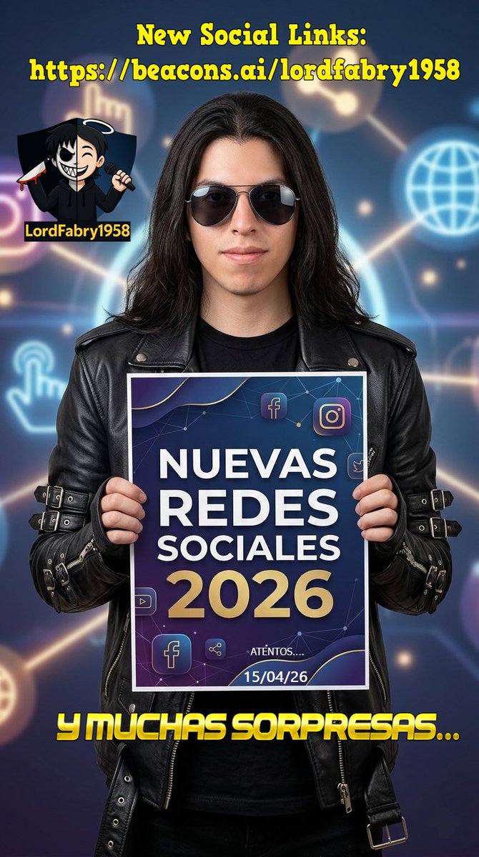 FabriJackson's tweet photo. New #SocialLinks : https://t.co/85r2zNR3wk
and more......... 15/04/26! 
#LordFabry1958 https://t.co/HjhsWxsFji