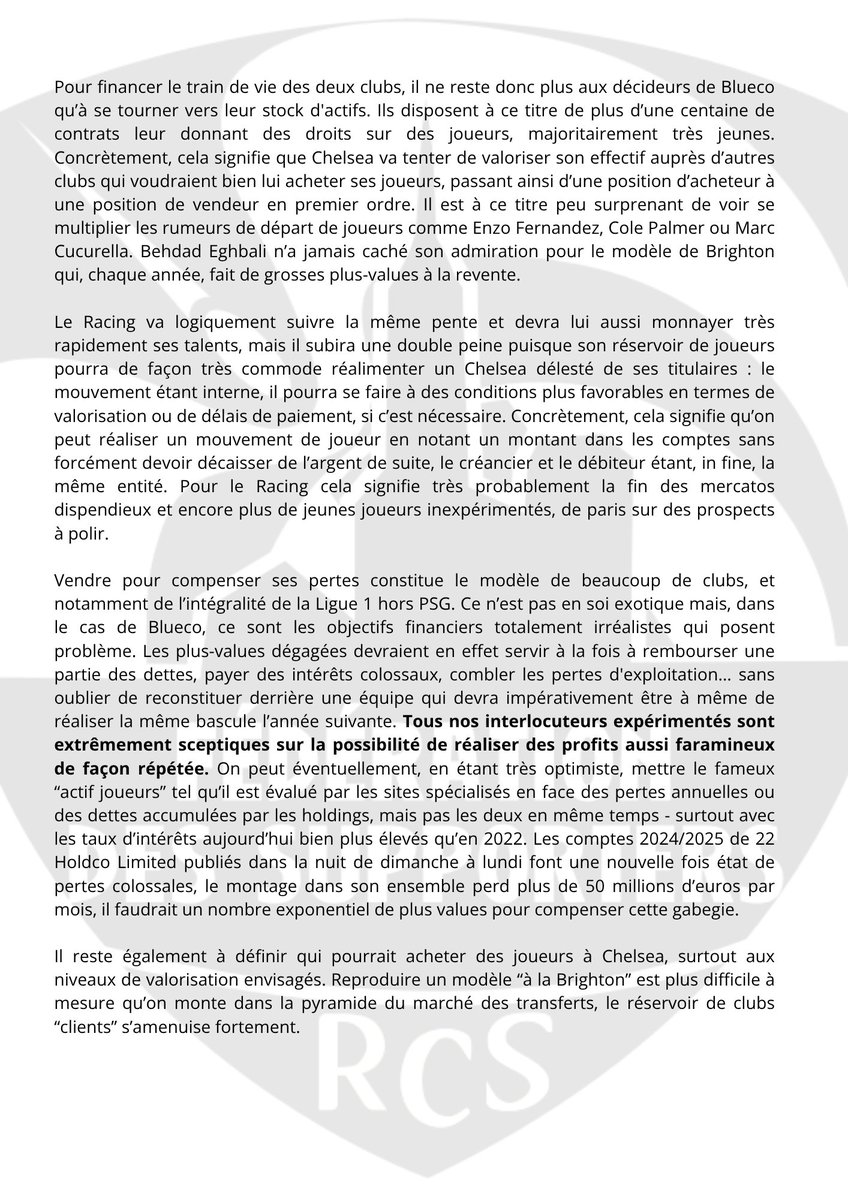 Fédération Supporters RCS tweet media