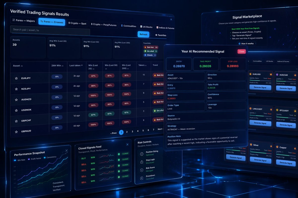 botpredictai's tweet photo. This Signal Breakdown article takes a closer look at one strategy structure, how it is interpreted, and why traders use this type of setup to identify possible opportunities.
https://t.co/A9jN5N4fc4 
#TradingSignals #SignalBreakdown #StrategyAnalysis #MarketSetups https://t.co/ihOAjzh7NV