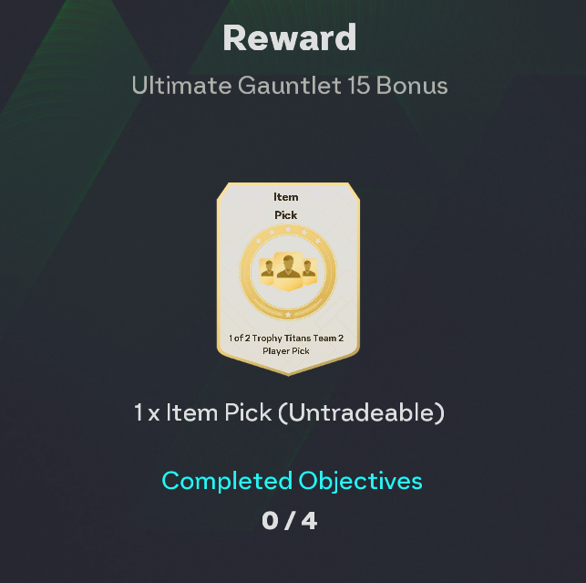 FUTWIZ's tweet image. 🚨ULTIMATE GAUNTLET 15 🚨

▪️Today at 6PM ✅
▪️4 Squads ✅

Rewards:
▪️✅ 1 of 2 Trophy Titan Pick
▪️✅ 89x2
▪️✅ 88x5
▪️✅ 87x5
▪️✅ 86x10
▪️✅ 84x10 (2)
▪️✅ Trophy Titan Riquelme 
▪️✅ EVOs
▪️✅ Smaller Fodder Packs

Are you gonna open or save for TOTS? 🤔