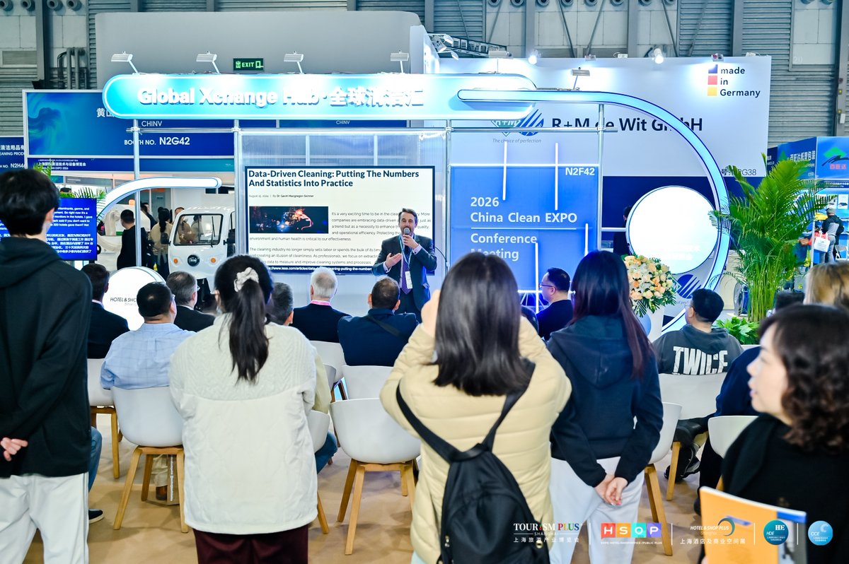 Global Xchange Hub: A resounding success! 
CCE Shanghai 2026 marked the debut of our dedicated international event zone! A true platform for connection, collaboration, and innovation at the forefront of global cleaning. Relive the energy! 
#chinacleanexpo #CCE #GlobalXchangeHub