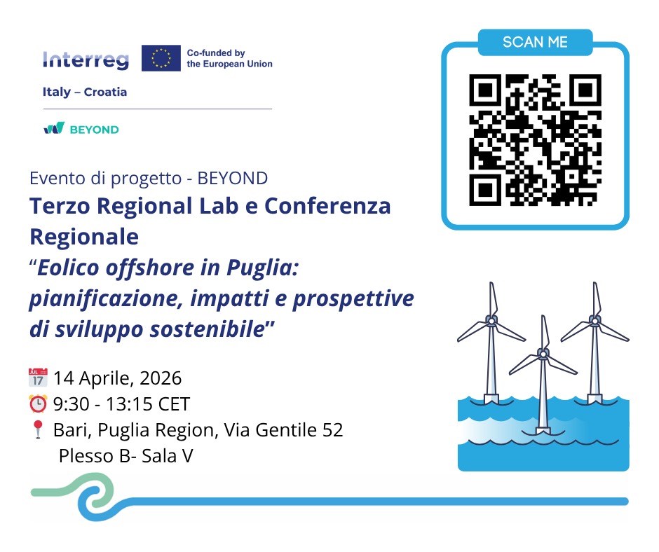 RegionePuglia's tweet photo. ●Tavola rotonda finale con contributi, osservazioni e indicazioni per il futuro del settore
Iscriviti ora 👉 https://t.co/05IEngNhaS
#EolicoOffshore #BlueEconomy #AdriaticoSostenibile #EnergiaRinnovabile #BEYONDproject #OGS #t2i #Sinloc https://t.co/hJ5SPvnean