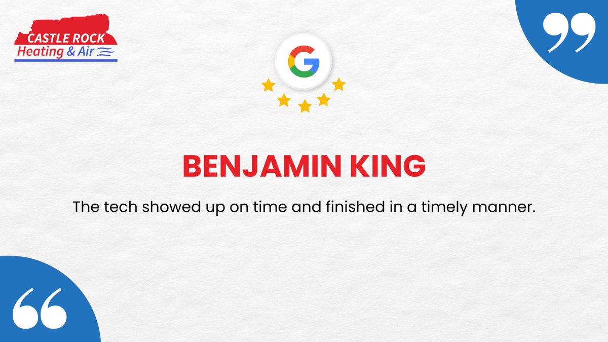 rock_heating's tweet image. Right on time &amp;amp; done right! ⏰✅

Thanks Benjamin King for your kind words! 🥰

Our team prides itself on being punctual, professional &amp;amp; fully equipped for top results. 😍💯

#CastleRockHeatingandAir #expertservice #happycustomer #topnotchequipments #thankful