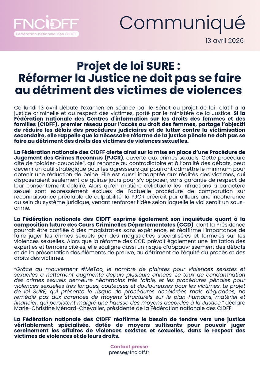 Fédération nationale des CIDFF tweet media