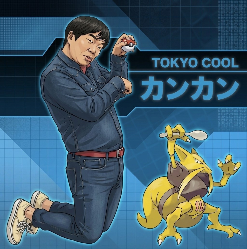 gernaguna's tweet photo. #ポケモン マスターへの険しい道。

TOKYO COOL の二人が待ち構えてる #ジム を突破せよ。

第一の試練、独特なポージングから繰り出されるサイコパワー #カンカン 。
彼のパートナーは #ユンゲラー 。

第二の試練、強烈な張り手を得意とする #前すすむ 。
彼の相棒は #ハリテヤマ 。

#TOKYOCOOL 💕 https://t.co/QbZpK0197L