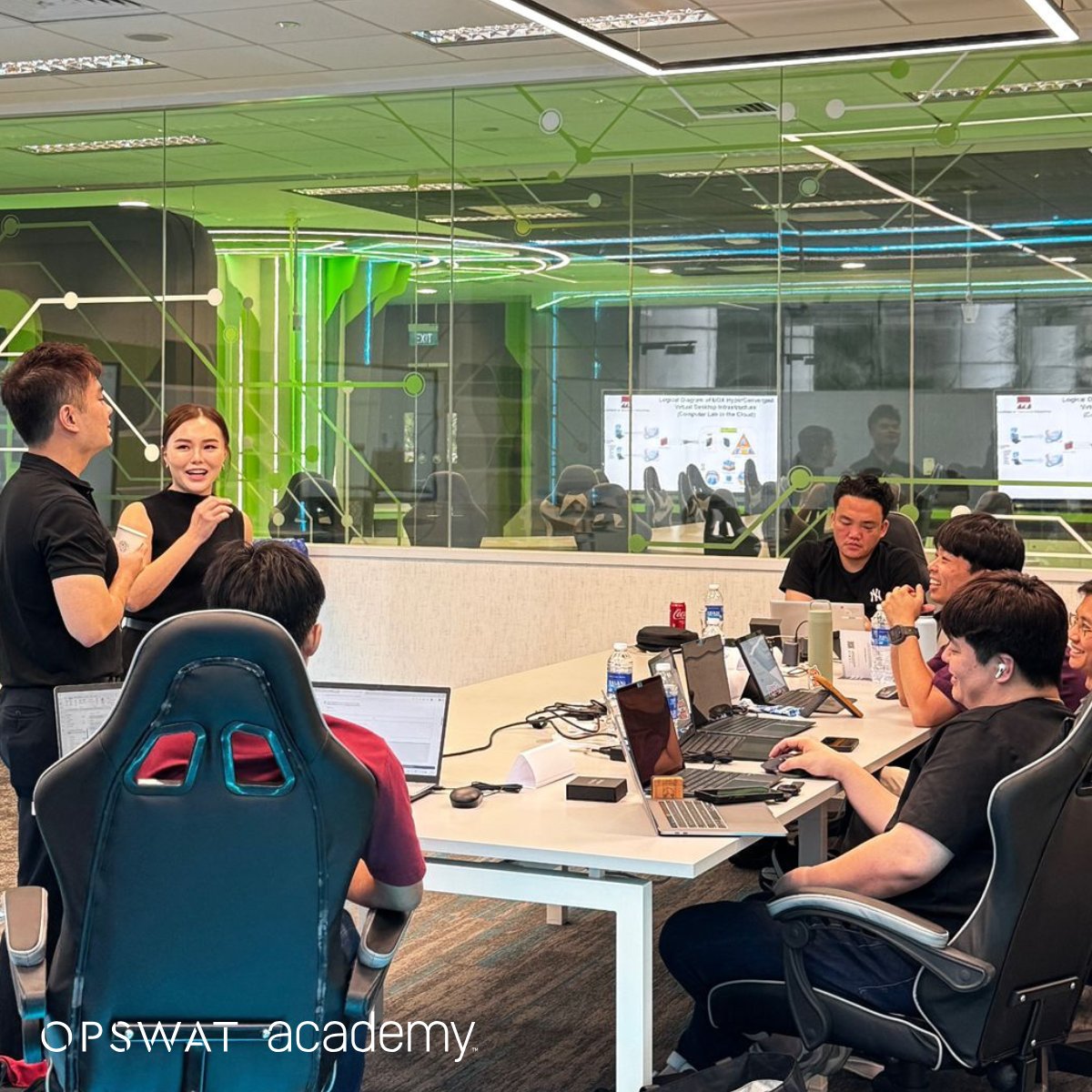OPSWATAcademy's tweet photo. We're back, Singapore! 🇸🇬

OPSWAT Academy is back in Singapore hosted at ITE college campus — and the momentum speaks for itself. Cybersecurity professionals packed the room, ready to go hands-on and deepen their critical infrastructure expertise.
The energy is real. The mission is clear. This is only the beginning. 🚀
#OPSWAT #OPSWATAcademy #MetaDefenderCoreBootcamp #Singapore #CIPCybersecurity