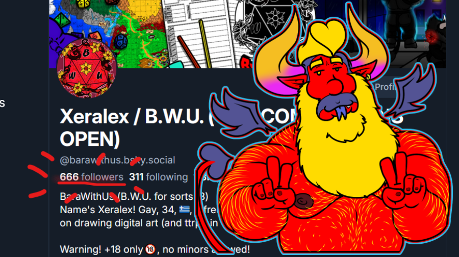 BaraWithUs's tweet photo. Got that funny number over bsky and thought to make a post about it X3c https://t.co/QOawMc0Fom