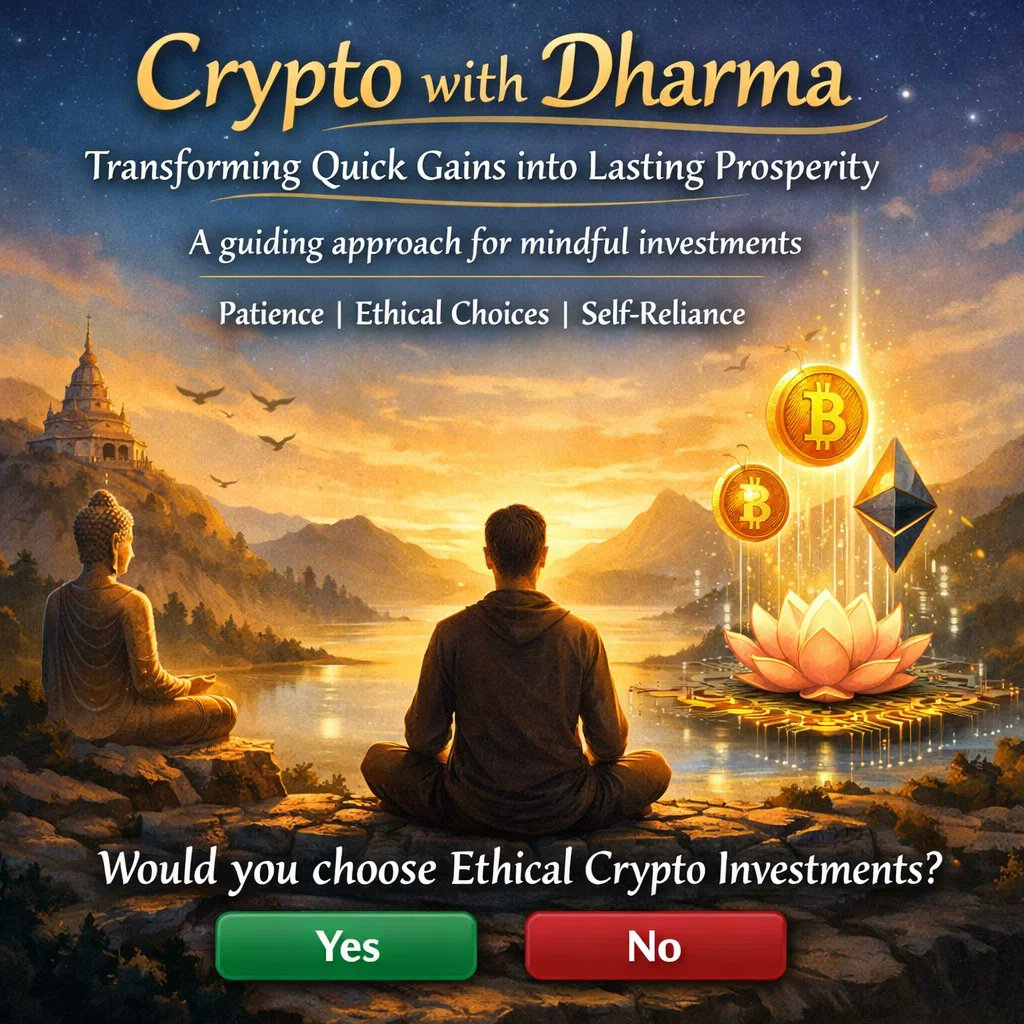 sanskritiverse's tweet image. 🌱 Crypto with Dharma: Building Wealth the Right Way 💡

#CryptoWithPurpose
#DharmaInCrypto
#EthicalInvesting