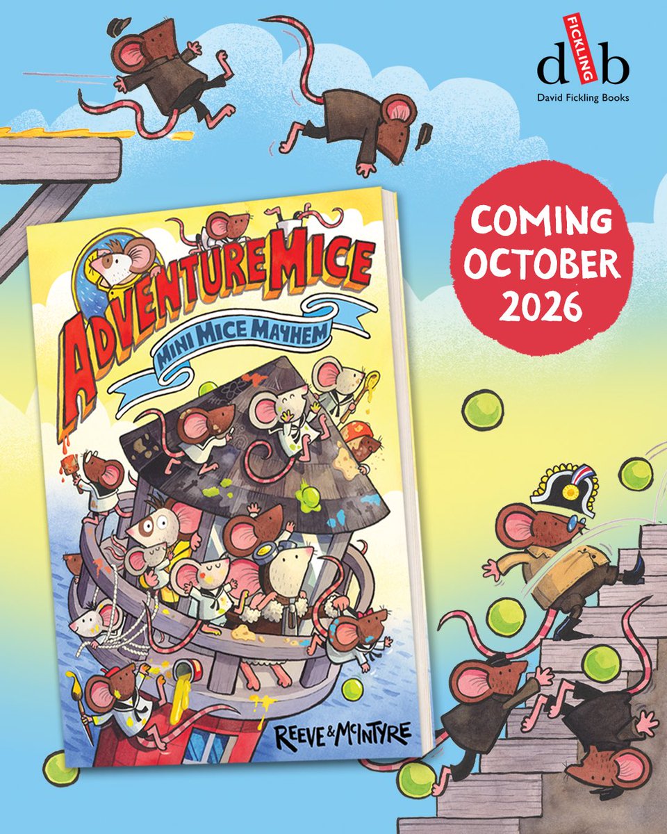 philipreeve1's tweet photo. Announcing the 9th Adventuremice book, Mini Mice Mayhem, in which our heroes face their most challenging adventure yet…
Artwork by my brilliant co-author @jabberworks.
Published by @DFB_storyhouse on 8th October, but you can pre-order it from UK bookshops NOW! https://t.co/tDQ2v2zfwZ